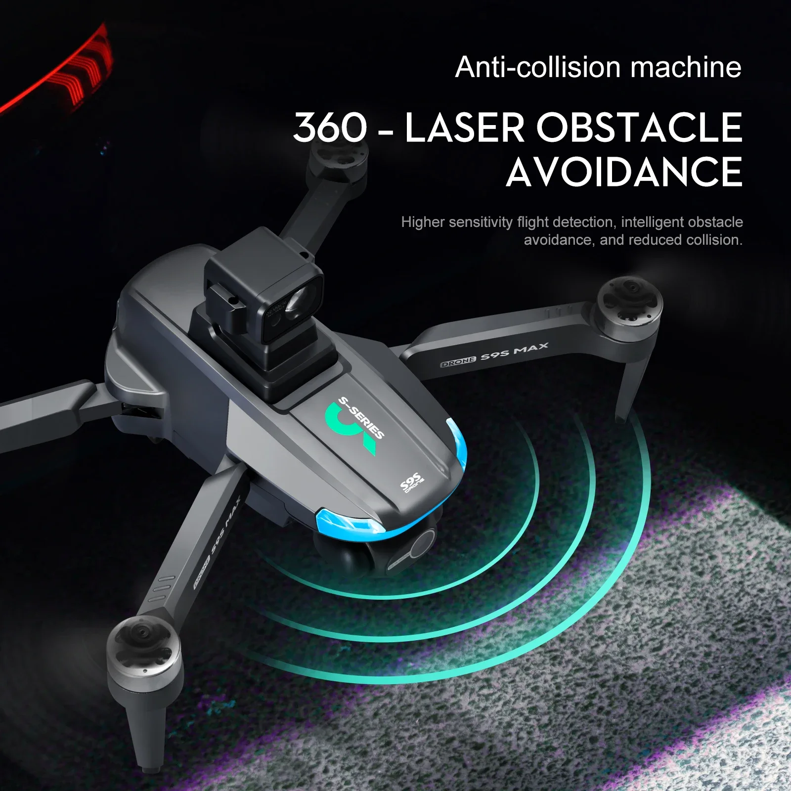 NEW S9S MAX MINI Drone 4K 2-Ax - đánh giá và giá Drone Gimbal Brushless