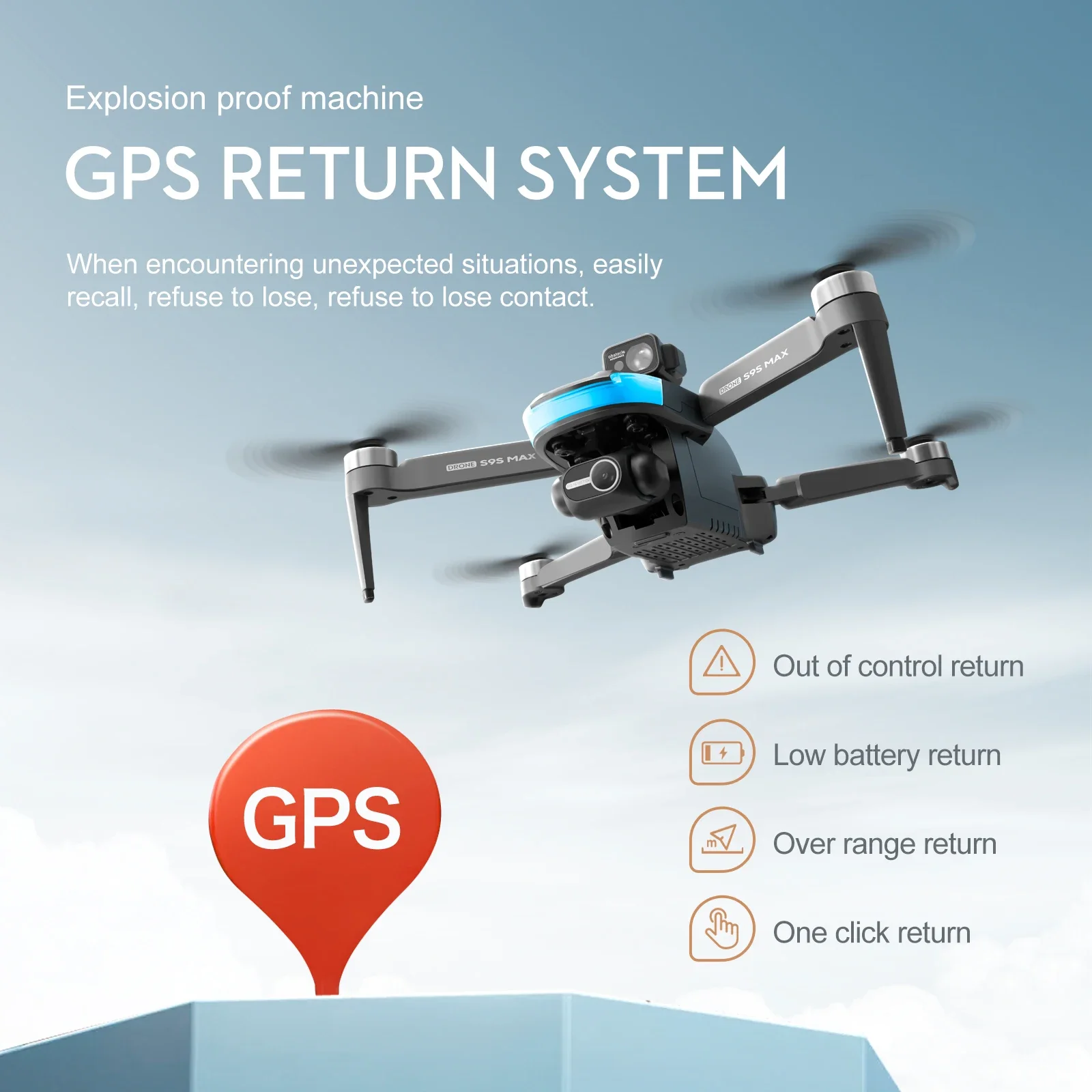 NEW S9S MAX MINI Drone 4K 2-Ax - đánh giá và giá Drone Gimbal Brushless